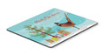 Ring-necked Common Pheasant Christmas Mouse Pad, Heat Resistant Trivet Hot Pad , Non Slip Rubber Desk Mat, Kitchen Counter Protector, Home Office Decor Gift