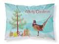 Ring-necked Common Pheasant Christmas Standard Pillowcase Lightweight Super Soft Easy Care Decorative Artwork Pillowcase, Standard