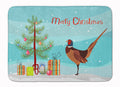 Ring-necked Common Pheasant Christmas Memory Foam Kitchen Mat Machine Washable Anti-Fatigue Cushion Comfort Bath or Kitchen Rug
