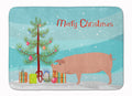 American Landrace Pig Christmas Memory Foam Kitchen Mat Machine Washable Anti-Fatigue Cushion Comfort Bath or Kitchen Rug