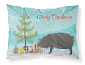 Berkshire Pig Christmas Standard Pillowcase Lightweight Super Soft Easy Care Decorative Artwork Pillowcase, Standard