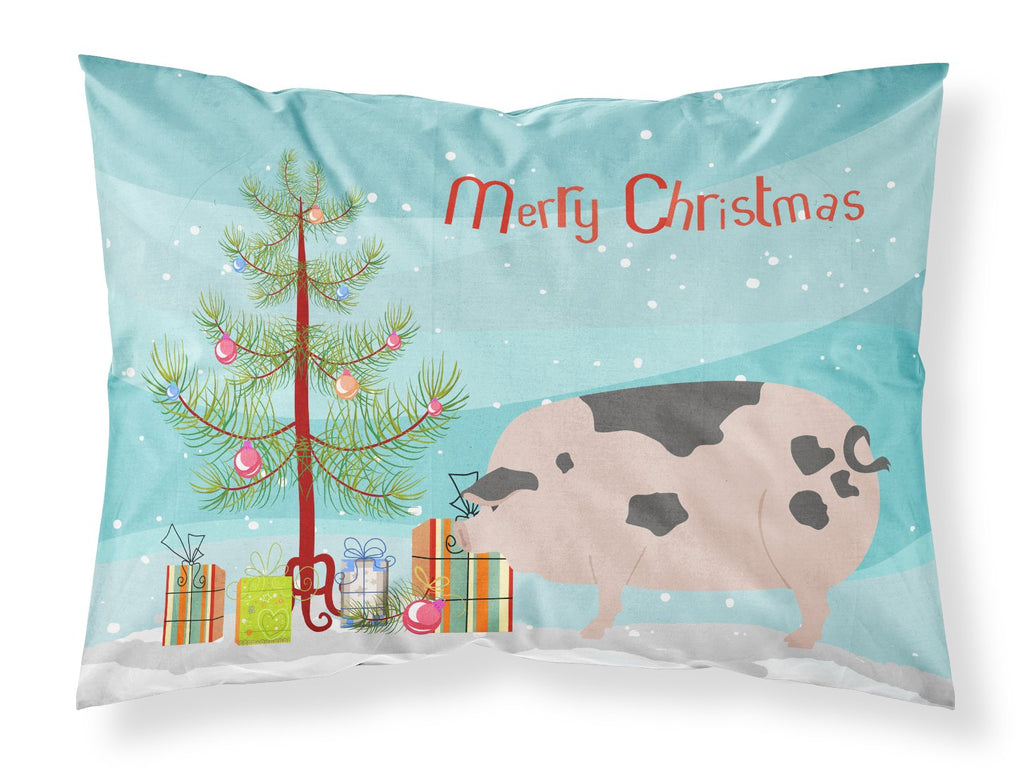 Gloucester Old Spot Pig Christmas Standard Pillowcase Lightweight Super Soft Easy Care Decorative Artwork Pillowcase, Standard