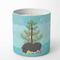 Vietnamese Pot-Bellied Pig Christmas Decorative Soy Candle Nature Soy Wax Essential Oil Home Decor Ideal for Bedroom Kitchen Bath Office Gift, 10 oz