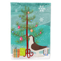 Large Pigeon Christmas House Flag 28x40 Porch Sleeve Pole Decorative Outside Yard Banner Artwork Wall Hanging, Polyester