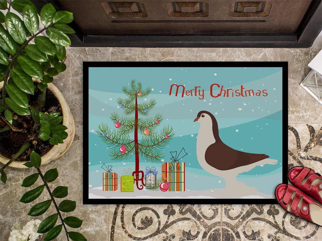 Large Pigeon Christmas Doormat Indoor Outdoor 24H X 36W Front Door Mat Rugs for Entryway, Non Slip Washable Low Pile,