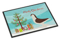 Large Pigeon Christmas Doormat Indoor Outdoor 18H X 27W Front Door Mat Rugs for Entryway, Non Slip Washable