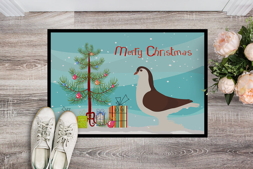 Large Pigeon Christmas Doormat Indoor Outdoor 18H X 27W Front Door Mat Rugs for Entryway, Non Slip Washable