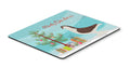 Large Pigeon Christmas Mouse Pad, Heat Resistant Trivet Hot Pad , Non Slip Rubber Desk Mat, Kitchen Counter Protector, Home Office Decor Gift
