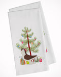 Large Pigeon Christmas Kitchen Towel Set of 2 White Dish Towels Decorative Bathroom Hand towel for Hand, Face, Hair, Yoga, Tea, Dishcloth, 19 X 28", White