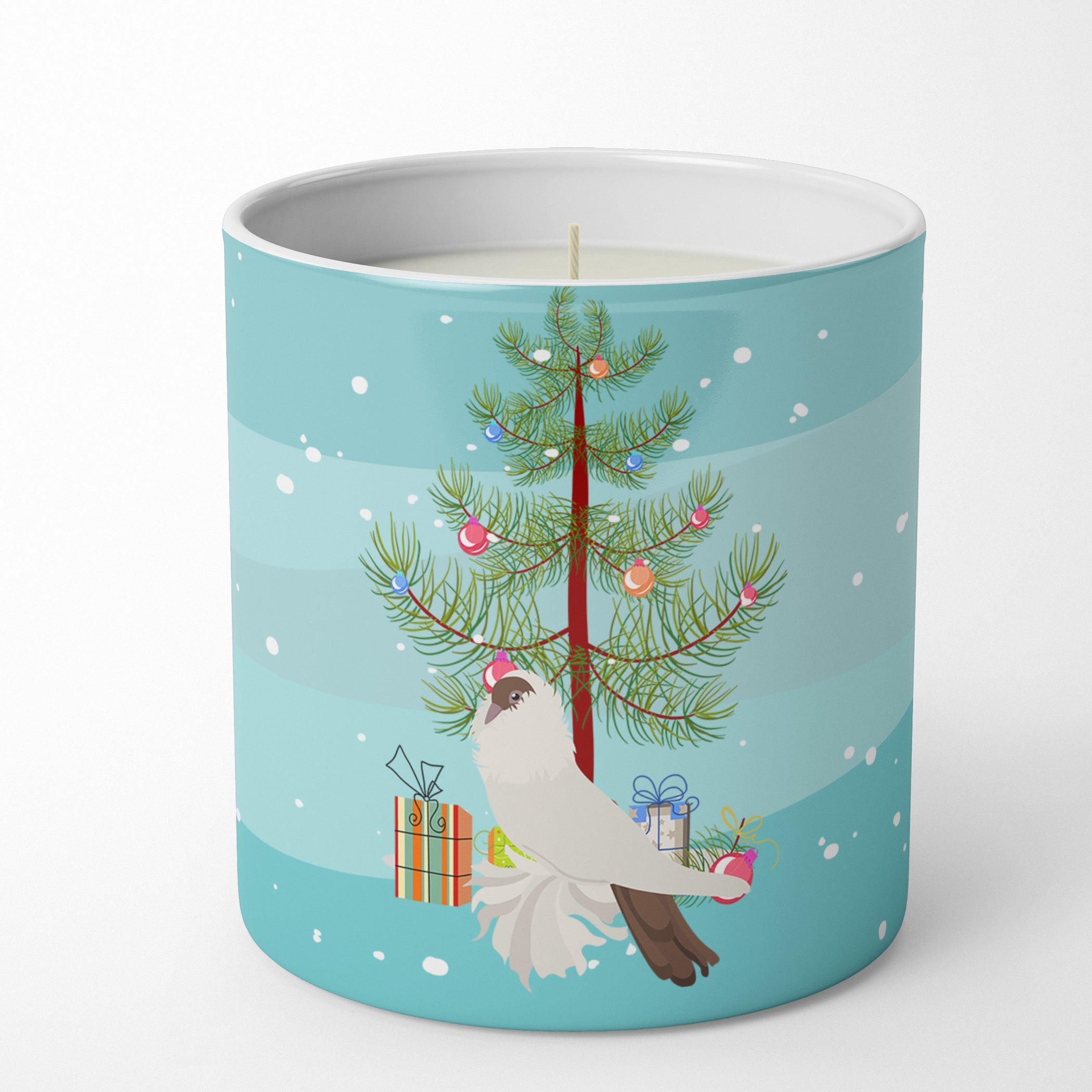 German Helmet Pigeon Christmas Decorative Soy Candle Nature Soy Wax Essential Oil Home Decor Ideal for Bedroom Kitchen Bath Office Gift, 10 oz