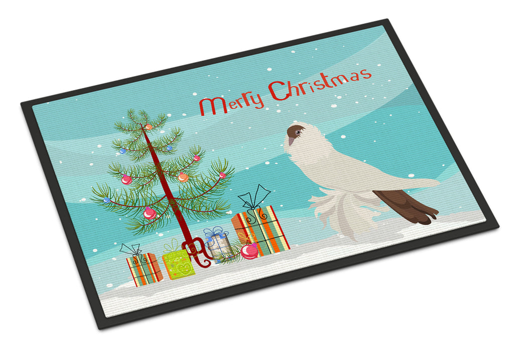 German Helmet Pigeon Christmas Doormat Indoor Outdoor 24H X 36W Front Door Mat Rugs for Entryway, Non Slip Washable Low Pile,