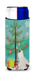 German Helmet Pigeon Christmas Slim Can Hugger , Insulated Foam Hugger for 12 oz Slim Cans, Beer Bottles & Water Bottles, Printed in USA