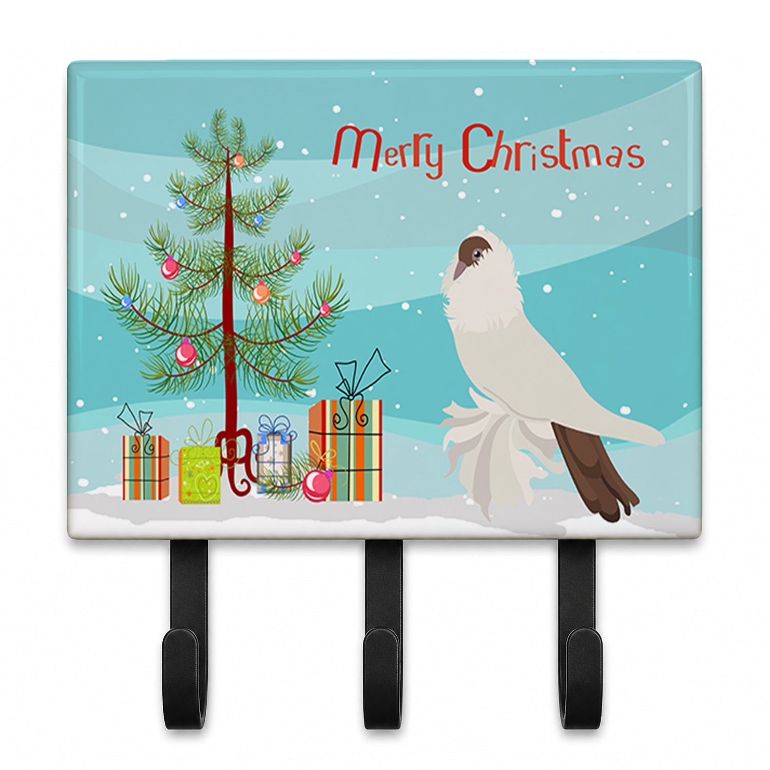 German Helmet Pigeon Christmas Leash or Key Holder Wall Hooks, Coat Rack Wall Mount, for Hanging Keys, Towels, Aprons, Leashes