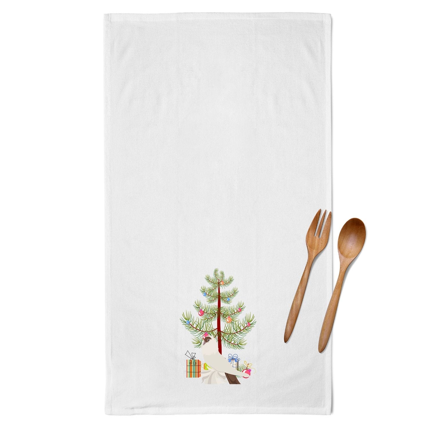 German Helmet Pigeon Christmas Kitchen Towel Set of 2 White Dish Towels Decorative Bathroom Hand towel for Hand, Face, Hair, Yoga, Tea, Dishcloth, 19 X 28", White
