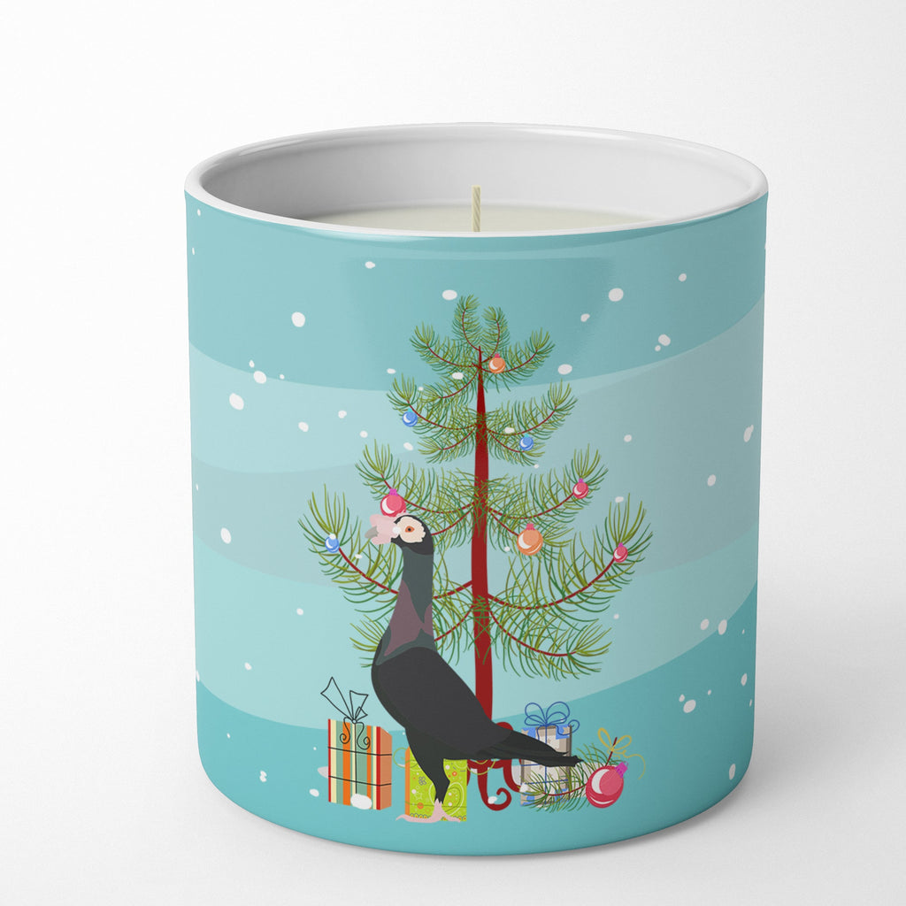 English Carrier Pigeon Christmas Decorative Soy Candle Nature Soy Wax Essential Oil Home Decor Ideal for Bedroom Kitchen Bath Office Gift, 10 oz