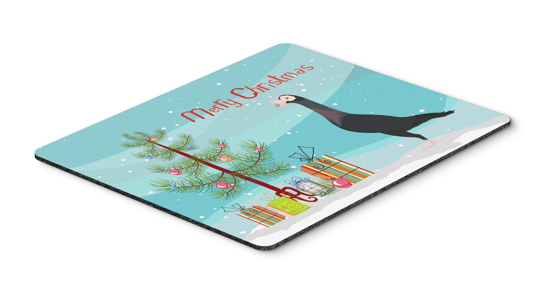 English Carrier Pigeon Christmas Mouse Pad, Heat Resistant Trivet Hot Pad , Non Slip Rubber Desk Mat, Kitchen Counter Protector, Home Office Decor Gift
