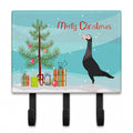 English Carrier Pigeon Christmas Leash or Key Holder Wall Hooks, Coat Rack Wall Mount, for Hanging Keys, Towels, Aprons, Leashes