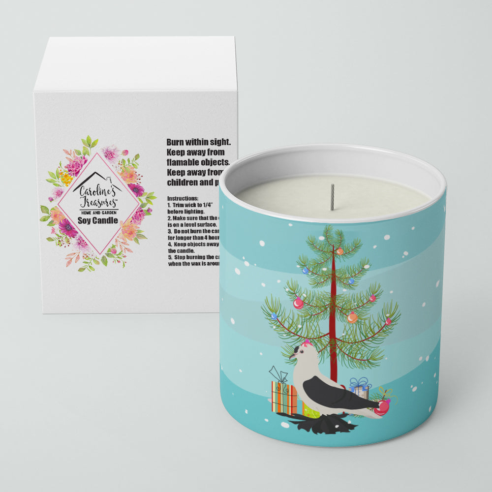Saxon Fairy Swallow Pigeon Christmas Decorative Soy Candle Nature Soy Wax Essential Oil Home Decor Ideal for Bedroom Kitchen Bath Office Gift, 10 oz