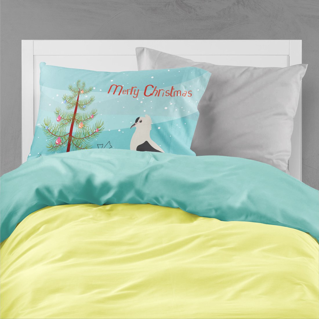 Saxon Fairy Swallow Pigeon Christmas Standard Pillowcase Lightweight Super Soft Easy Care Decorative Artwork Pillowcase, Standard
