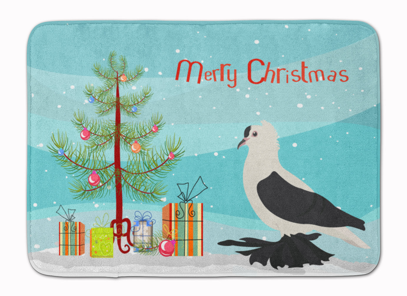 Saxon Fairy Swallow Pigeon Christmas Memory Foam Kitchen Mat Machine Washable Anti-Fatigue Cushion Comfort Bath or Kitchen Rug