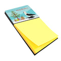 Saxon Fairy Swallow Pigeon Christmas Watercolor Sticky Note Holder Refillable Dispenser Desk Accessory 3x3 Pad Gift