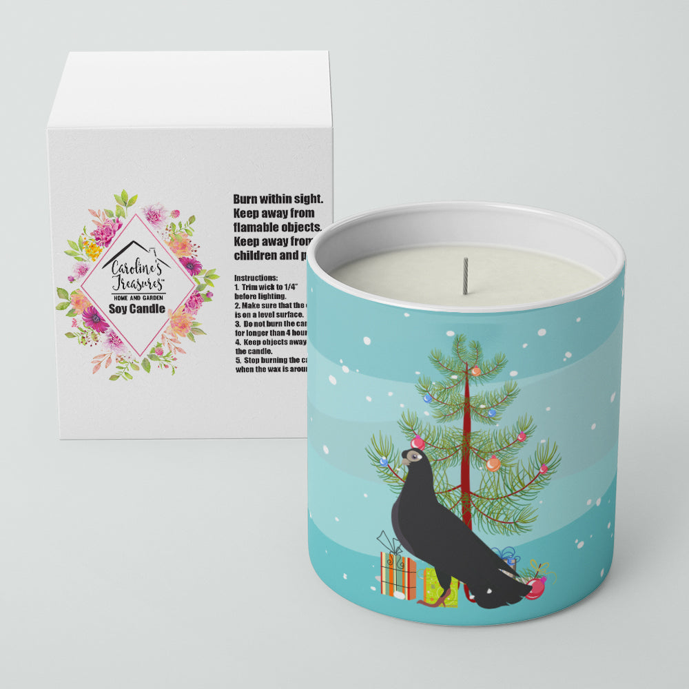 Budapest Highflyer Pigeon Christmas Decorative Soy Candle Nature Soy Wax Essential Oil Home Decor Ideal for Bedroom Kitchen Bath Office Gift, 10 oz