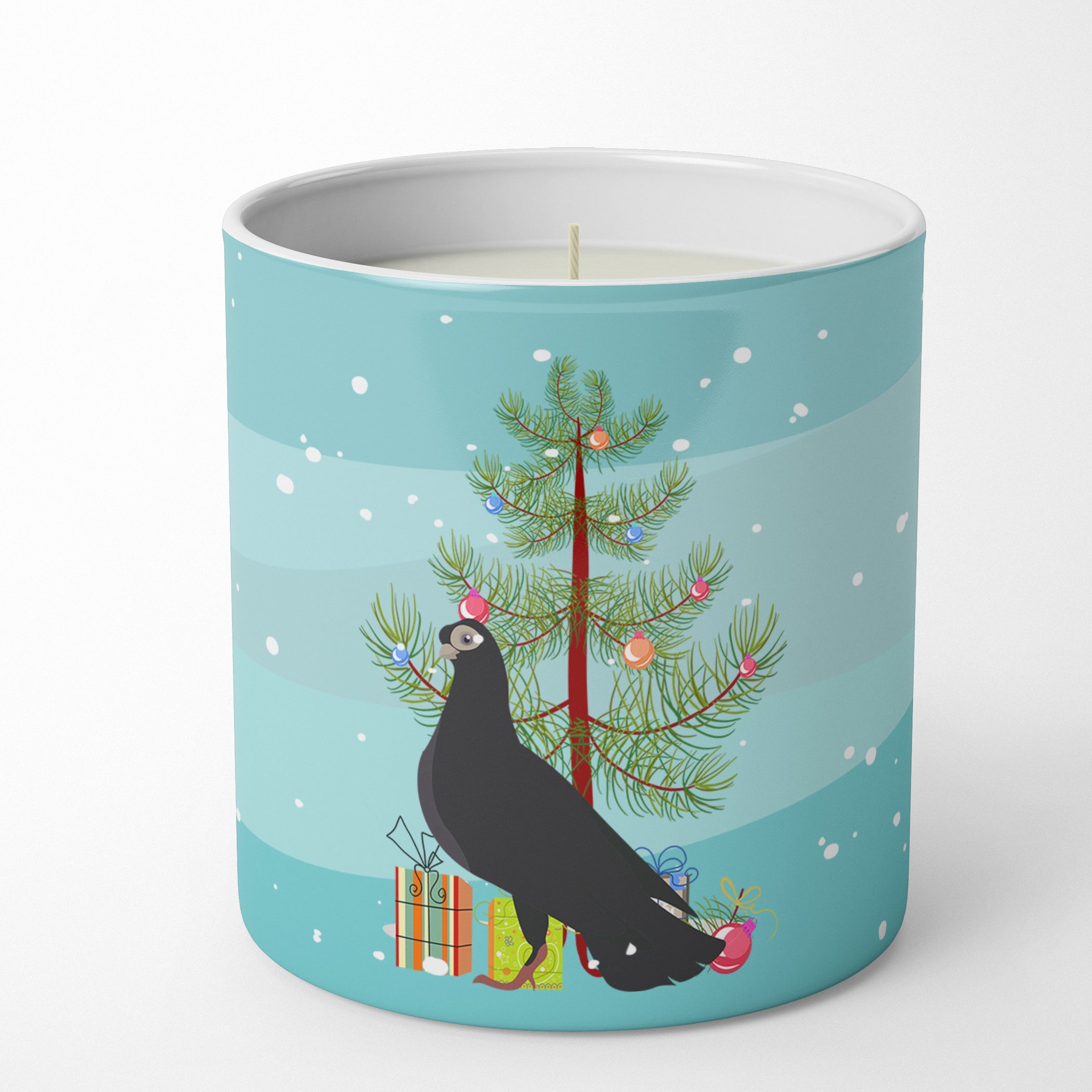 Budapest Highflyer Pigeon Christmas Decorative Soy Candle Nature Soy Wax Essential Oil Home Decor Ideal for Bedroom Kitchen Bath Office Gift, 10 oz