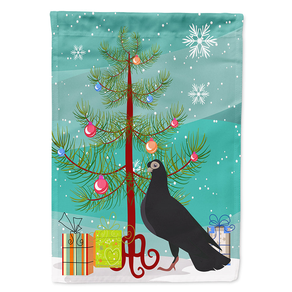 Budapest Highflyer Pigeon Christmas House Flag 28x40 Porch Sleeve Pole Decorative Outside Yard Banner Artwork Wall Hanging, Polyester