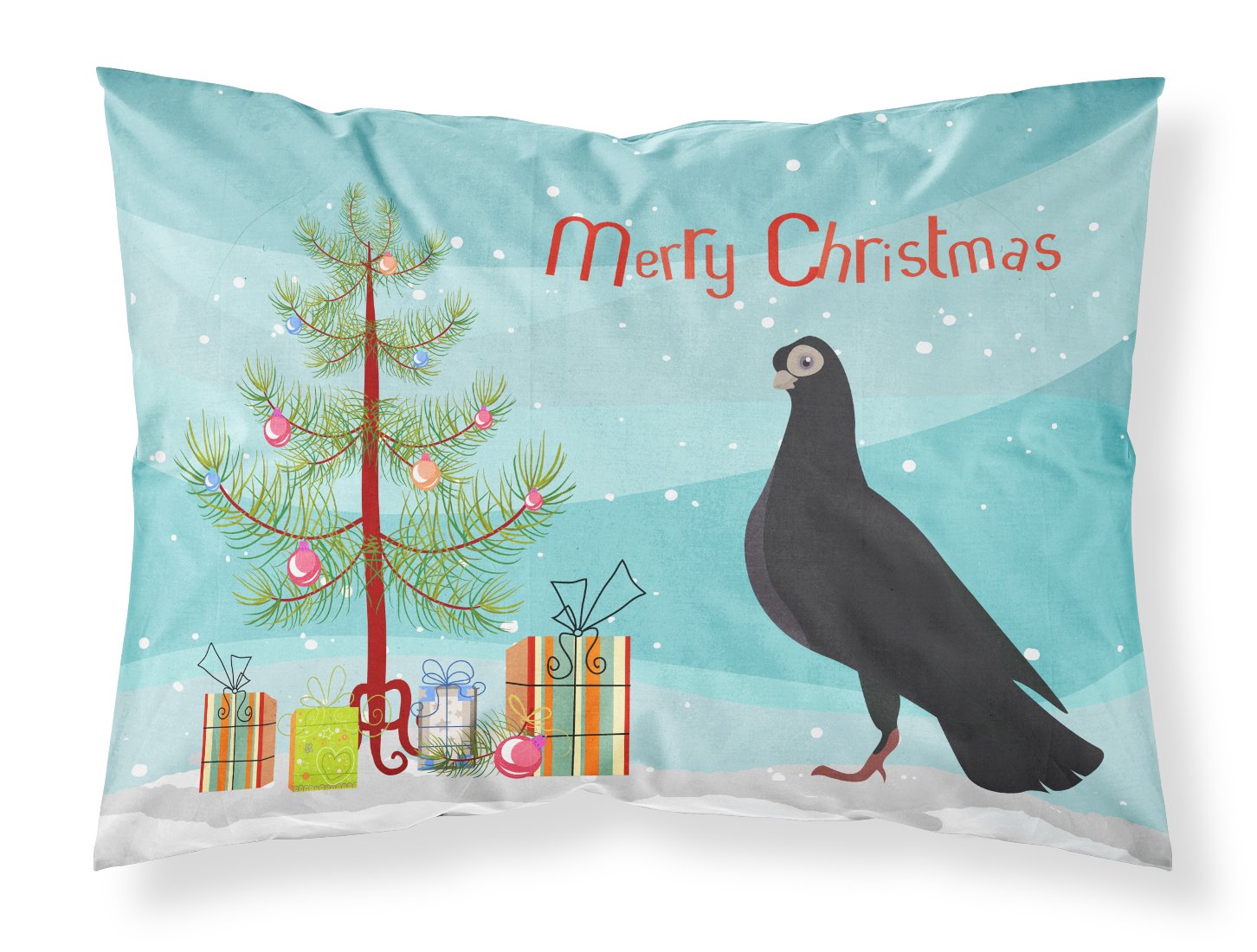 Budapest Highflyer Pigeon Christmas Standard Pillowcase Lightweight Super Soft Easy Care Decorative Artwork Pillowcase, Standard