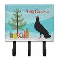 Budapest Highflyer Pigeon Christmas Leash or Key Holder Wall Hooks, Coat Rack Wall Mount, for Hanging Keys, Towels, Aprons, Leashes