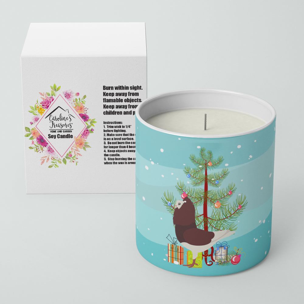 Capuchin Red Pigeon Christmas Decorative Soy Candle Nature Soy Wax Essential Oil Home Decor Ideal for Bedroom Kitchen Bath Office Gift, 10 oz