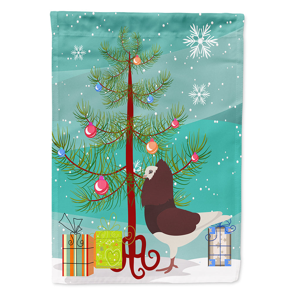 Capuchin Red Pigeon Christmas House Flag 28x40 Porch Sleeve Pole Decorative Outside Yard Banner Artwork Wall Hanging, Polyester
