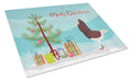 Capuchin Red Pigeon Christmas Cutting Board Tempered Glass Kitchen Cutting Surface, Heat Resistant Chopping, Non-Slip Feet, Food Prep & Serving
