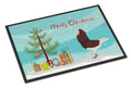 Capuchin Red Pigeon Christmas Doormat Indoor Outdoor 18H X 27W Front Door Mat Rugs for Entryway, Non Slip Washable