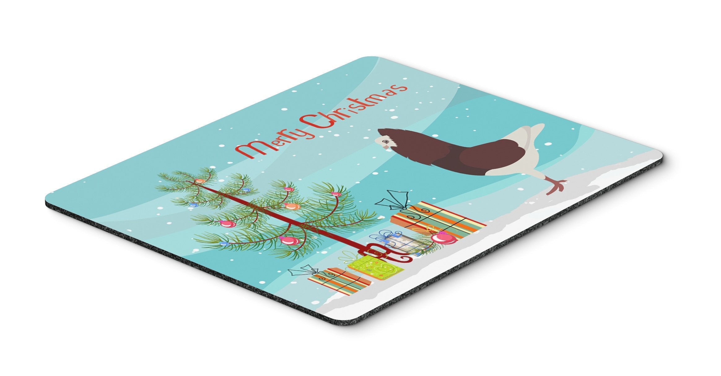 Capuchin Red Pigeon Christmas Mouse Pad, Heat Resistant Trivet Hot Pad , Non Slip Rubber Desk Mat, Kitchen Counter Protector, Home Office Decor Gift
