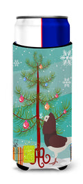 Capuchin Red Pigeon Christmas Slim Can Hugger , Insulated Foam Hugger for 12 oz Slim Cans, Beer Bottles & Water Bottles, Printed in USA