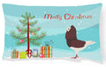 Capuchin Red Pigeon Christmas Decorative Throw Pillow 12x16 Indoor Outdoor Accent Cushion, Fabric Cover with Insert for Sofa, Bed, Porch & Living Room