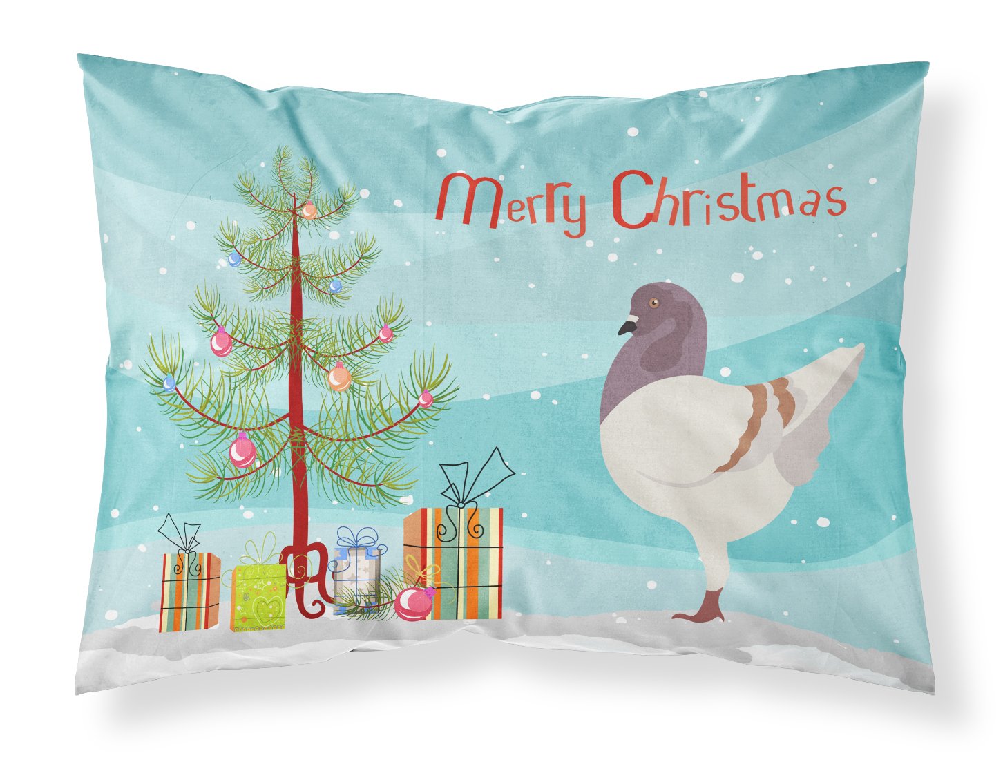 German Modena Pigeon Christmas Standard Pillowcase Lightweight Super Soft Easy Care Decorative Artwork Pillowcase, Standard