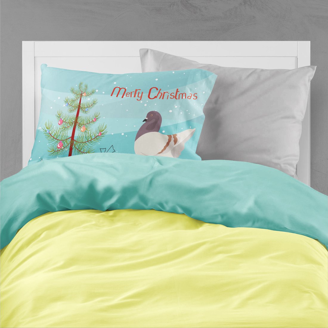 German Modena Pigeon Christmas Standard Pillowcase Lightweight Super Soft Easy Care Decorative Artwork Pillowcase, Standard