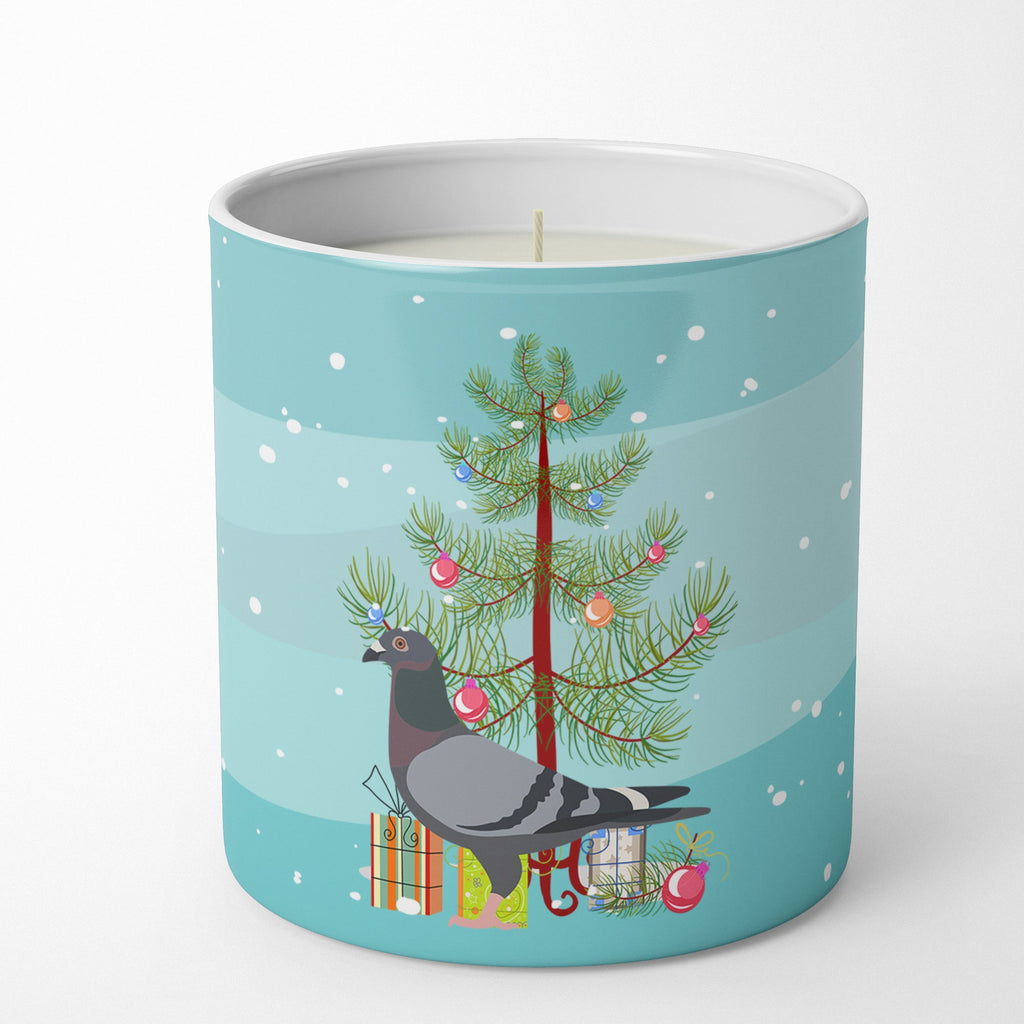 Racing Pigeon Christmas Decorative Soy Candle Nature Soy Wax Essential Oil Home Decor Ideal for Bedroom Kitchen Bath Office Gift, 10 oz