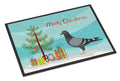 Racing Pigeon Christmas Doormat Indoor Outdoor 18H X 27W Front Door Mat Rugs for Entryway, Non Slip Washable