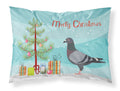 Racing Pigeon Christmas Standard Pillowcase Lightweight Super Soft Easy Care Decorative Artwork Pillowcase, Standard