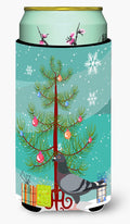 Racing Pigeon Christmas Tall Boy Hugger Can Cooler Sleeve Machine Washable Drink Collapsible Insulator Beverage Insulated Holder