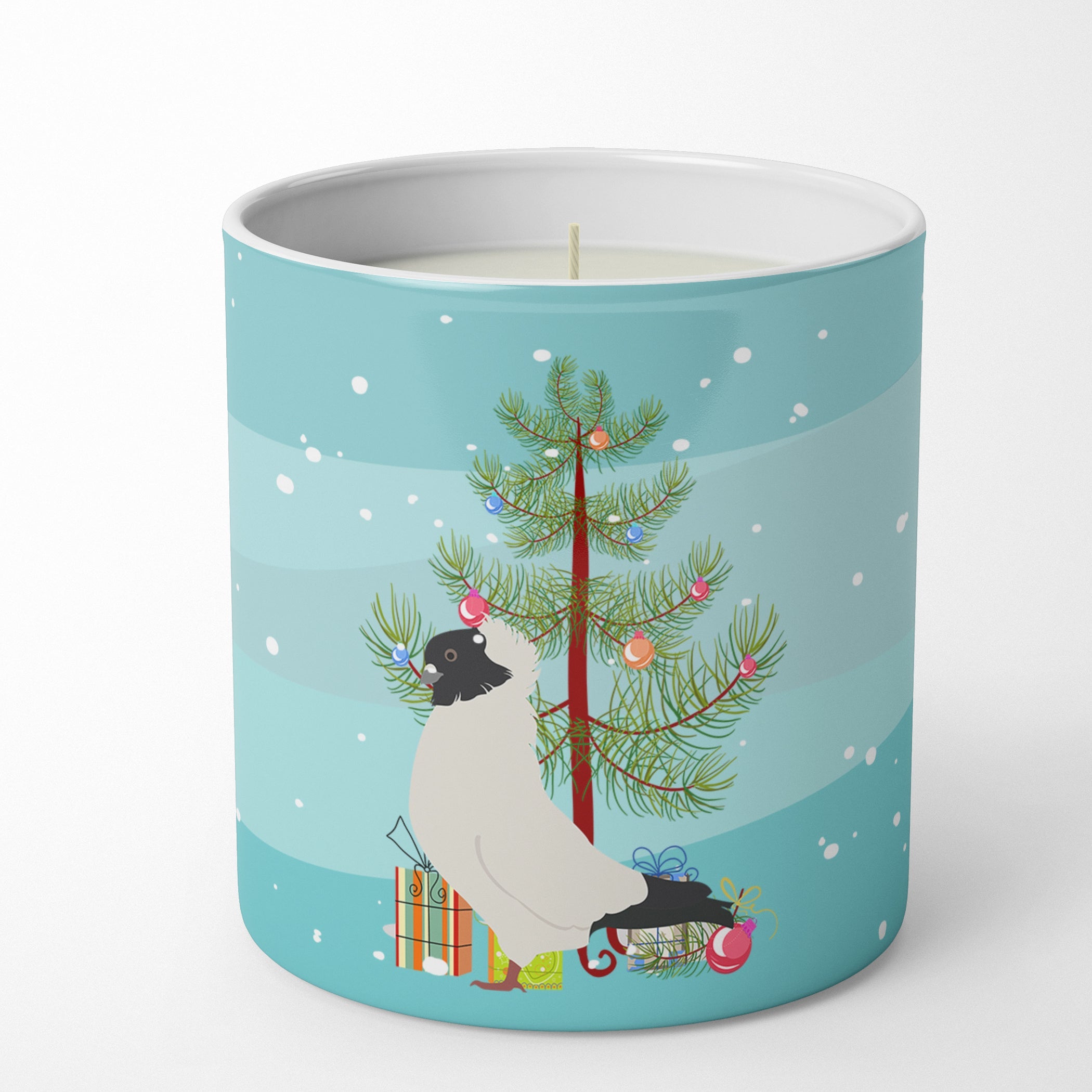 Nun Pigeon Christmas Decorative Soy Candle Nature Soy Wax Essential Oil Home Decor Ideal for Bedroom Kitchen Bath Office Gift, 10 oz