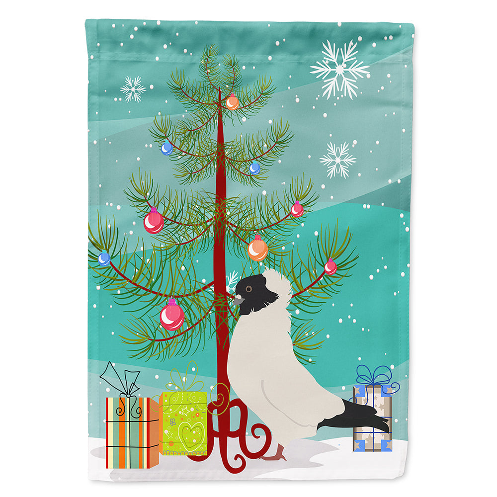 Nun Pigeon Christmas House Flag 28x40 Porch Sleeve Pole Decorative Outside Yard Banner Artwork Wall Hanging, Polyester