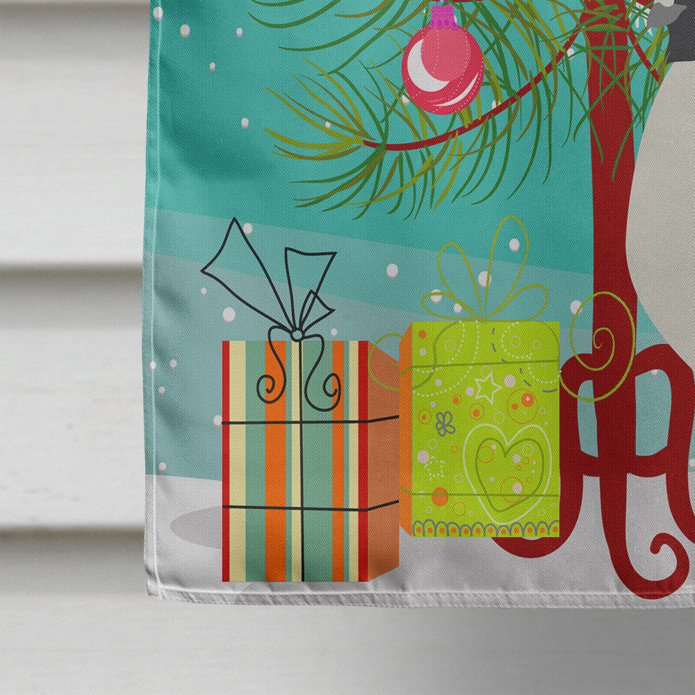 Nun Pigeon Christmas House Flag 28x40 Porch Sleeve Pole Decorative Outside Yard Banner Artwork Wall Hanging, Polyester