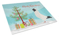 Nun Pigeon Christmas Cutting Board Tempered Glass Kitchen Cutting Surface, Heat Resistant Chopping, Non-Slip Feet, Food Prep & Serving