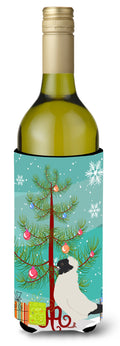 Nun Pigeon Christmas Wine Bottle Hugger Gift Sleeve for Standard 750 ml Bottles, Insulated Reusable Also Fits Mini Shot & Pint Bottles
