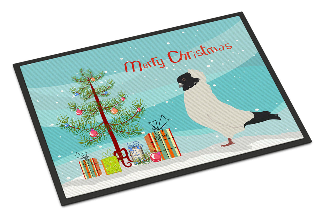 Nun Pigeon Christmas Doormat Indoor Outdoor 18H X 27W Front Door Mat Rugs for Entryway, Non Slip Washable