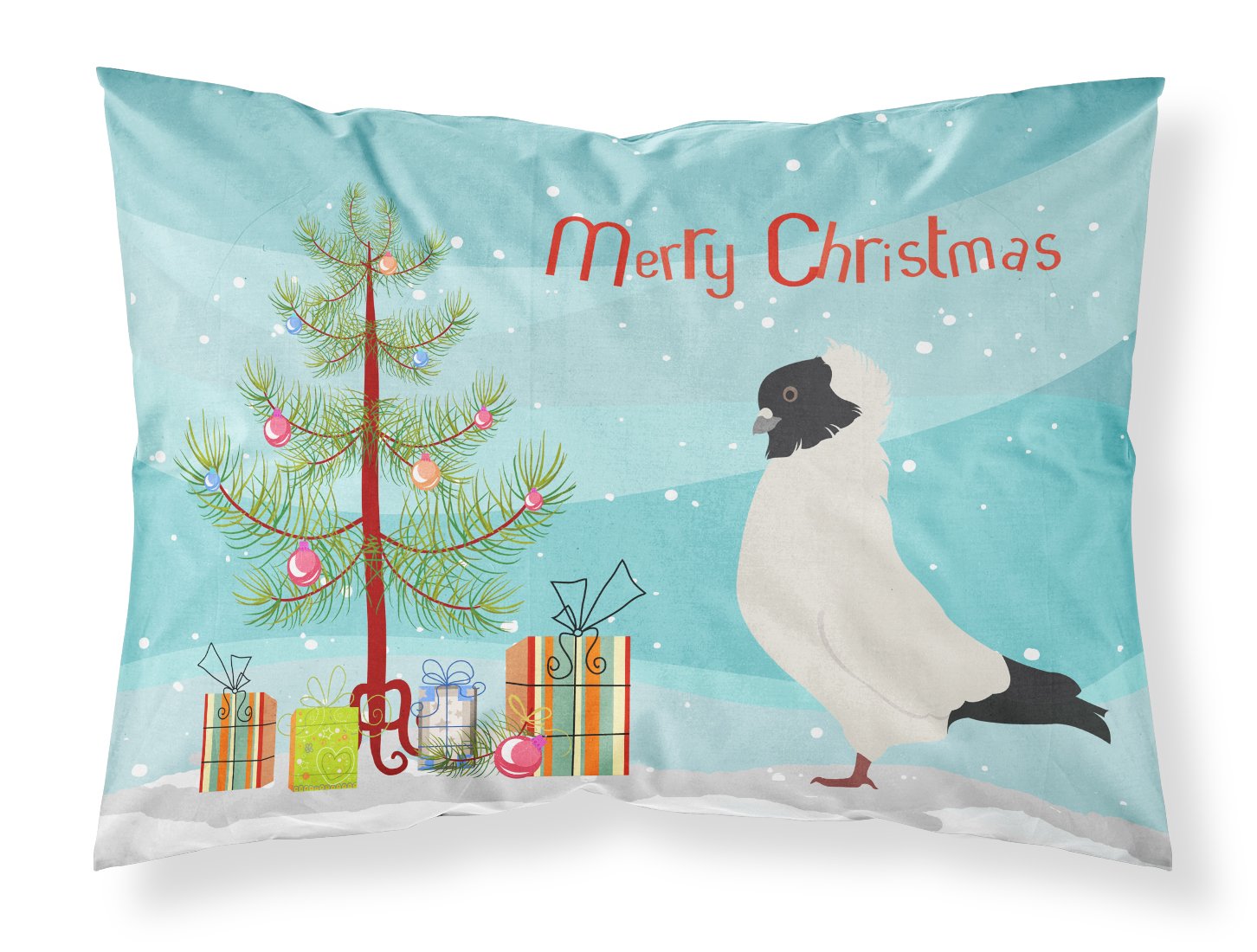 Nun Pigeon Christmas Standard Pillowcase Lightweight Super Soft Easy Care Decorative Artwork Pillowcase, Standard